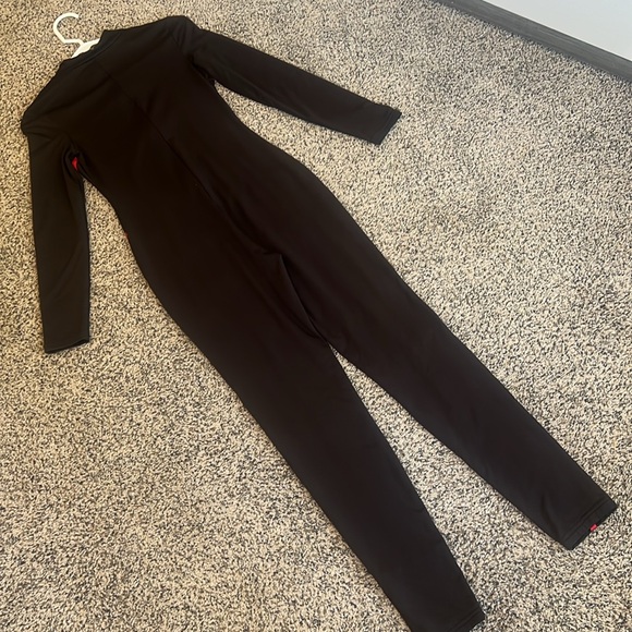 Front Zipper Long Sleeve Body con Casual Club Wear Outfits Jumpsuit Costume - Picture 9 of 9